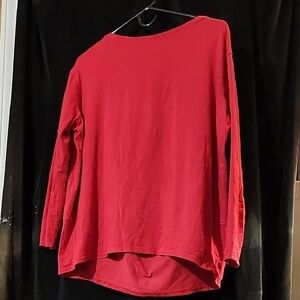 lululemon athletica Red Long Sleeve Top